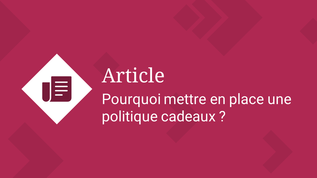 Un nouvel article est disponible sur le blog ! Supervizor vous propose de découvrir dans un nouvel article les enjeux de la politique cadeaux.

Pour y accéder 👇

hubs.ly/H0W6xKB0