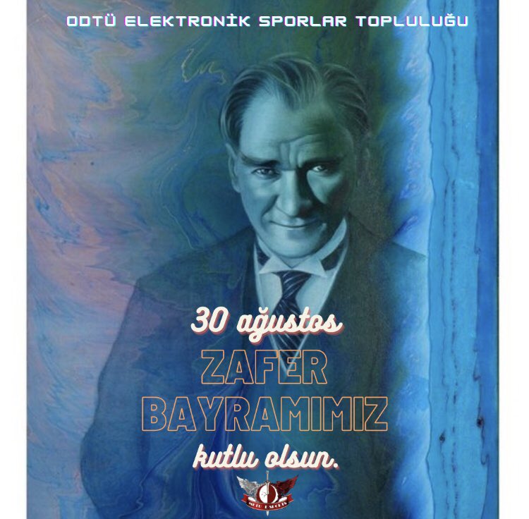 metuesports's tweet photo. Bu yıl da bizlere bu büyük zaferi armağan eden Atatürk ve silah arkadaşlarını saygı ve minnetle anıyoruz. 
Özgürlüğümüzün ve bağımsızlığımızın zaferi olan 30 Ağustos Zafer Bayramımız kutlu olsun! https://t.co/XMJW0MjV8A