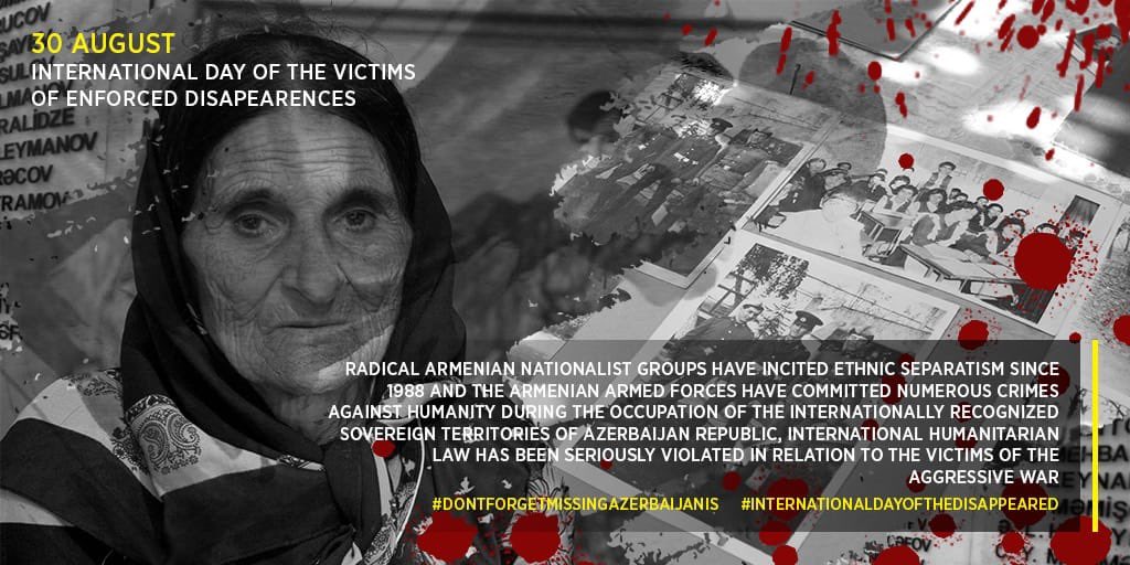 #DontForgetMissingAzerbaijanis
#InternationalDayoftheDisappeared