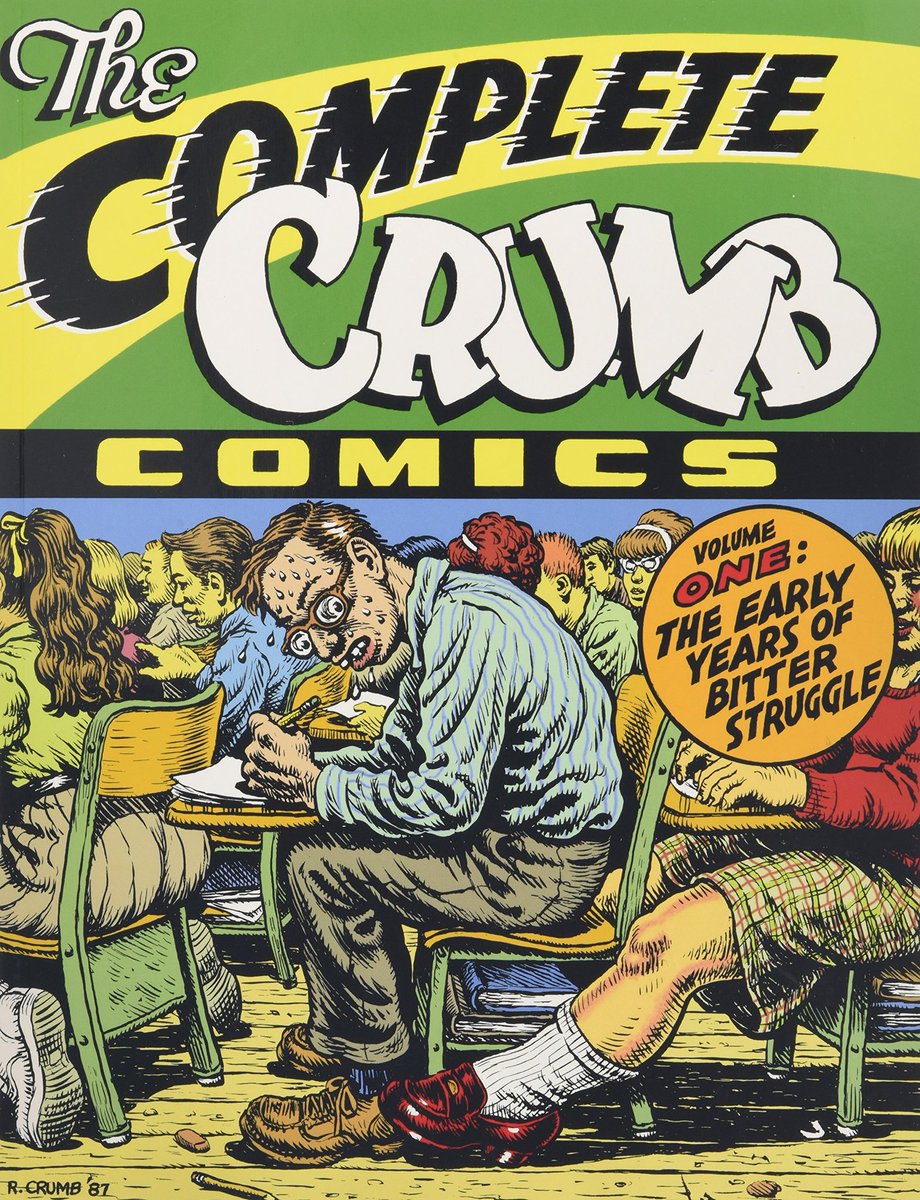 FrankMalfitano's tweet photo. BOOKS OF THE DAY: Happy 78th Birthday to the cult favorite #Underground #cartoonist #RCrumb here’s a few of the books he’s published over the decades #books #MrNatural #FritzTheCat #ZapComix #1960s #1970s https://t.co/K0yTNw0ycr
