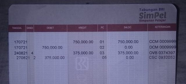 herlinagustia's tweet photo. @puslapdik Dan temannya yg lain juga sama ka, yg bisa diambil nominal 375.000 padahal yg di tgl 17/07/21 itu ada dana masuk 750, dan tidak pernah ambil nominal tsbt juga. Kalau boleh tau kenapa seperti itu min, apakah nanti bs diambilnya scr bertahap ? https://t.co/CxetTugkKL