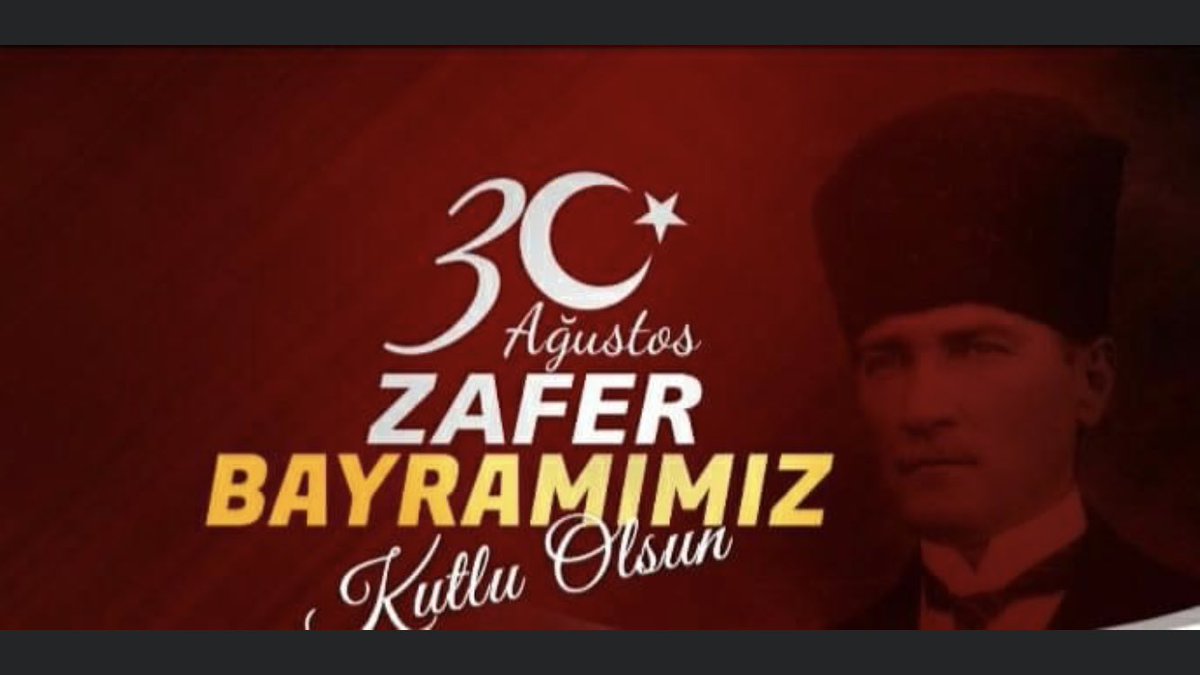 🇹🇷Ulusumuzun milli mücadele sürecindeki en büyük adımı; büyük taarruz zaferinin yıldönümünde, Başkomutan Mustafa Kemal Atatürk ve ordumuzun elde ettiği zaferi bir kez daha gururla kutluyoruz. #AtamızdanMiras #30AgustosZaferBayrami