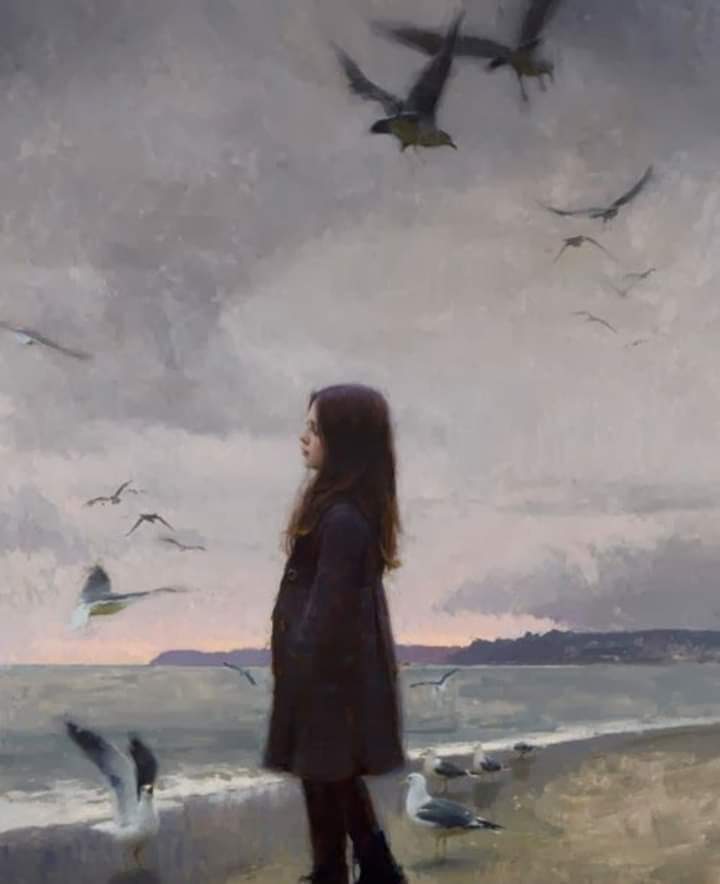 غارقٌ في لامبالاتي، 
أتأمل مرور حياتي بصمتٍ وكأنها لا تعنيني.