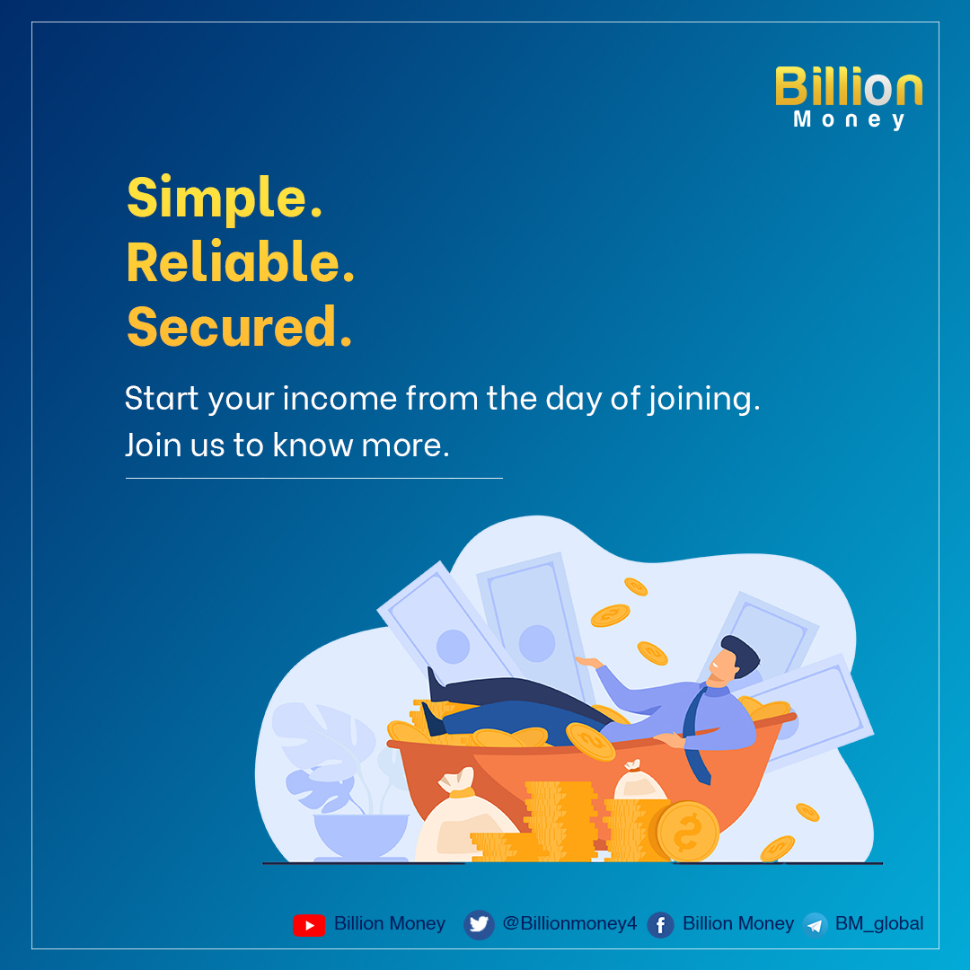 BillionMoney4's tweet photo. It's as easy as it gets.

• Community members help you start.
• Step by step training on the website.
• Promotional materials.
• Sales ads.
• Support chatbot.

Contact us or join our telegram group Billion Money Global :
https://t.co/MkjHg1cY22

#billionmoney #passiveincome https://t.co/7aYstFc4yp