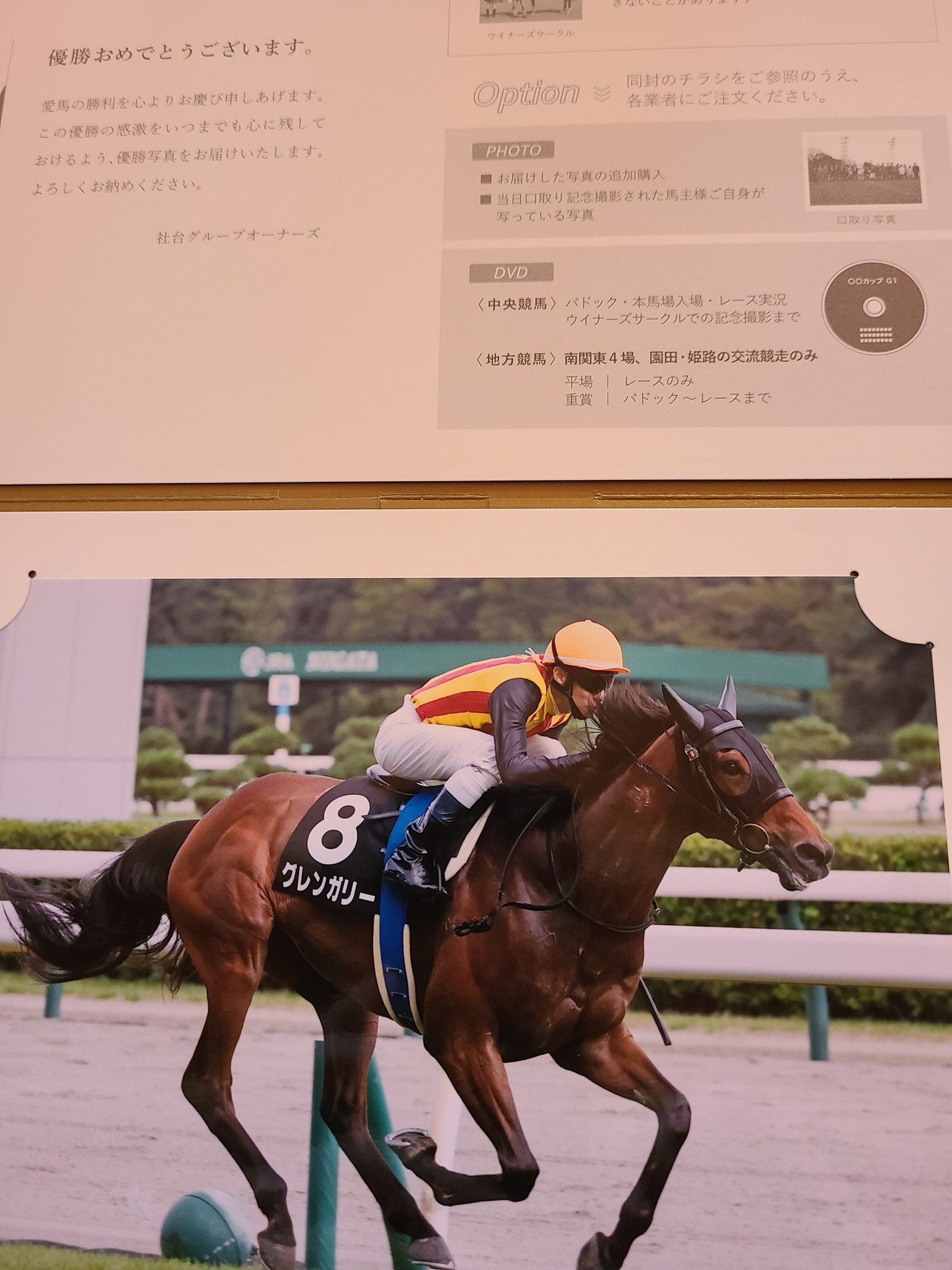 超可爱 ネオユニヴァース二冠記念馬主限定非売品ミルコデムーロ直筆 コレクション