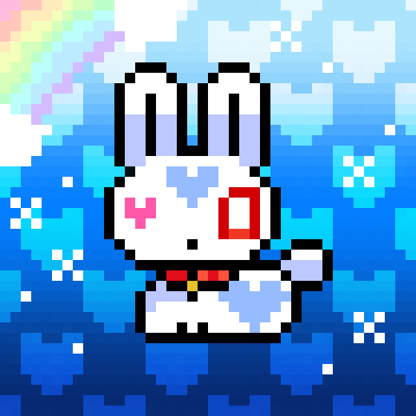 Moonbunnies_nft's tweet photo. @CryptoWormNFT Moonbunnies are adoptable NFTs on Opensea! new and still mostly unsold!! https://t.co/b0OREztnE0