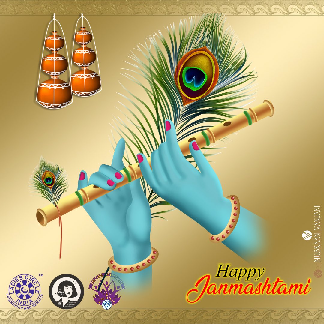 May the Nalkhat Nandlal always gives you many reason to be happy and you find peace in Krishna consciousness
HOLC166 wishes you all Happy Janmashtami #janamashtami2021 #Janamashtami #HappyJanamashtami  #KrishnaJanmashtami2021 <a href="/IndLadiescircle/">LadiesCircle India</a> <a href="/LadiesCircleInd/">Ladies Circle India</a>