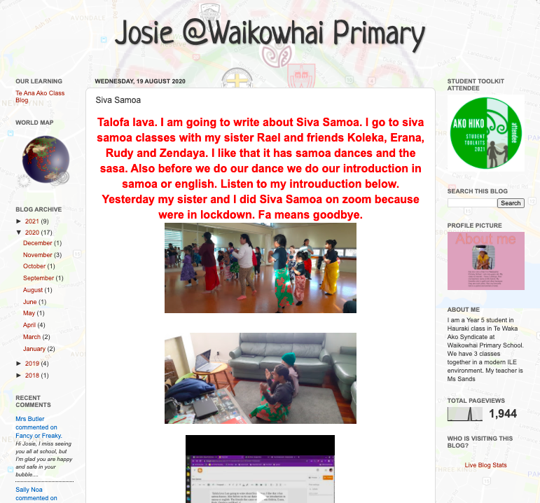 💯 Kerry! blog posts &amp; commenting combined empower our young people to recognise quality comments &amp; respond in kind. Learning how to write quality comments drives positive socialisation practices online wpsjosien.blogspot.com/2020/08/siva-s… <a href="/GoogleForEdu/">Google for Education</a> #BeInternetSmart