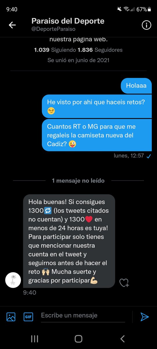 ledesmismo's tweet photo. Chavales se consigue o que? Todo el mundo RT y MG va va vaaaa
@DeporteParaiso https://t.co/0Glkd1YLOV
