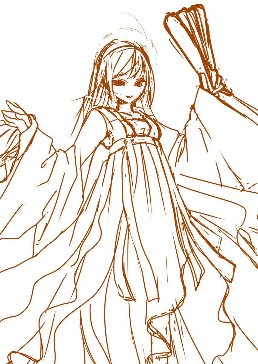 スクリーントーンを使ったイラストは 民族衣装に決定 柄やコントラストにこだわっ もぃ3のイラスト