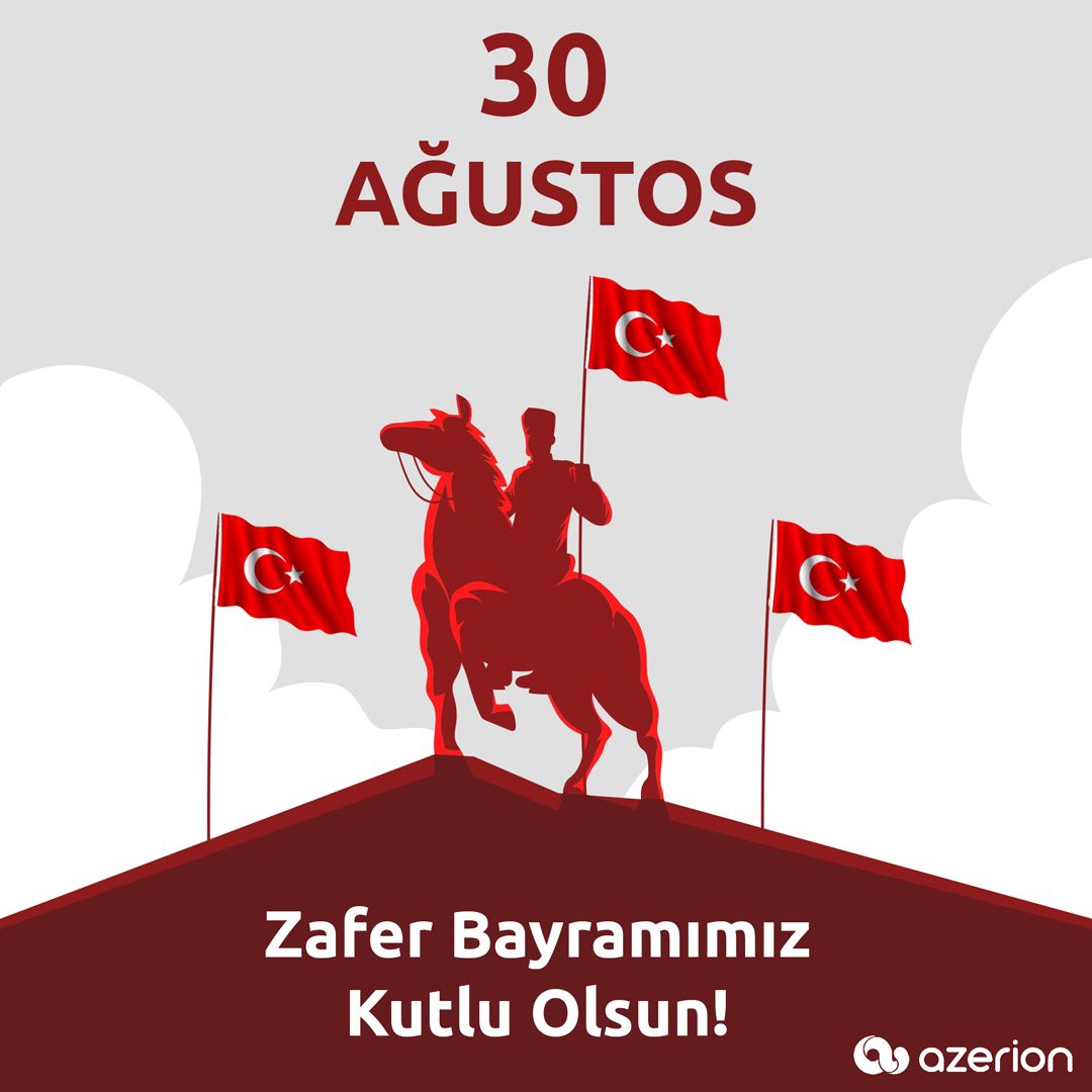 🇹🇷 30 Ağustos Zafer Bayramımız kutlu olsun! 🇹🇷

#30ağustos #30ağustoszaferbayramı #azerion #azerionturkey #mustafakemalatatürk
