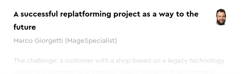 You're not late to register for free to <a href="/shopware/">Shopware</a>  Community Day on Sep 2nd 2021 and listen to my masterclass speech about a successful replatforming project. Hurry up! A lot of great contents will be available! #scd2021 Adiacent <a href="/skeellersrl/">skeeller</a>