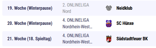 SVBuchheim1948's tweet photo. 🔴⚪️News🔴⚪️
Voller Freude präsentieren wir euch die #Freundschaftsspiele der Winterpause! Heute treffen wir auf den @_Neidklub. Danach geht die Reise weiter zum @HuenxeSC, um dann die Vorbereitung beim #SüdstadtfeuerBK abzuschließen! #onlineliga https://t.co/ap1U8PPtvF