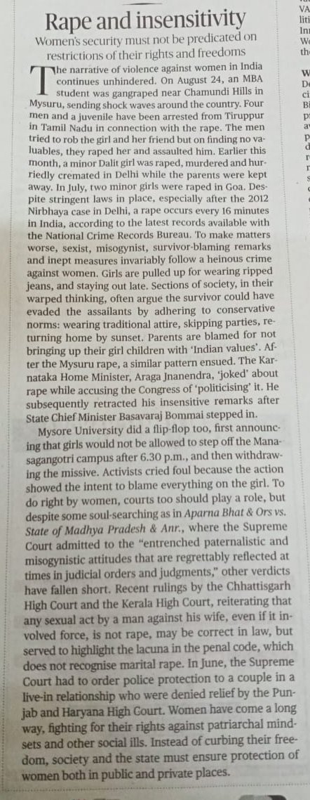 Some people never learn the world C-O-N-S-E-N-T and it reflects on them. 'Marital Rape' is rape. Vyaah kraun da mtlb eh ni v thonu ajaadi millgi kuch v krn di. Jmeer haigia???
#Rape #RapesinIndia