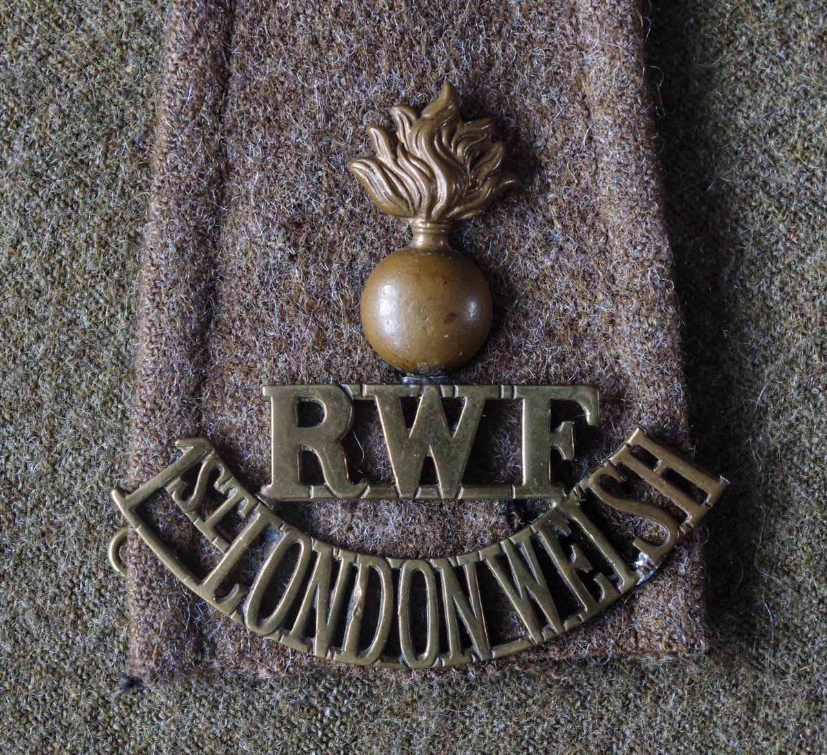 15th Royal Welsh Fusiliers (1st London Welsh) - a ‘Kitchener Mob’ - was raised in London in October 1914. Poets David Jones (joined January 1915) and Hedd Wyn (Ellis Evans, joined in 1917) served in its ranks