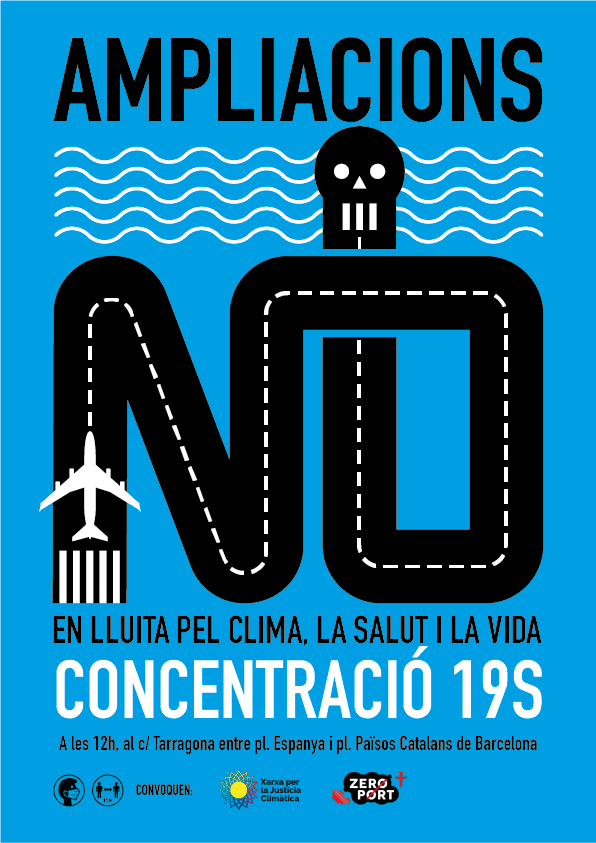 f4f_barcelona's tweet photo. Davant el negacionisme dels governs el #19S OMPLIM ELS CARRERS✊🏿! Ens trobem a les 12 hores al c/ Tarragona.

👉🏾 Prioritzem LA VIDA! Diem NO a les AMPLIACIONS d'AEROPORTS!! #MenysAvionsMésVida 🔥🌍 https://t.co/SeBHNtJs48