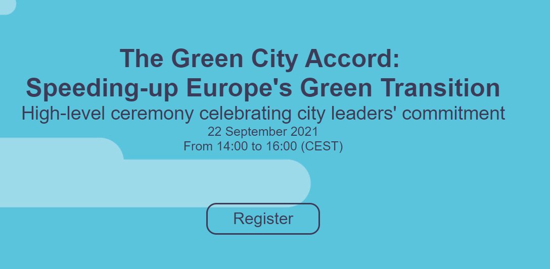 Cities are key improving air and water quality, fighting noise pollution, improving biodiversity and waste management. 

That's why we're celebrating the commitment of #GreenCityAccord signatories on September 22. More info here➡️ live.eventtia.com/en/greencityac…