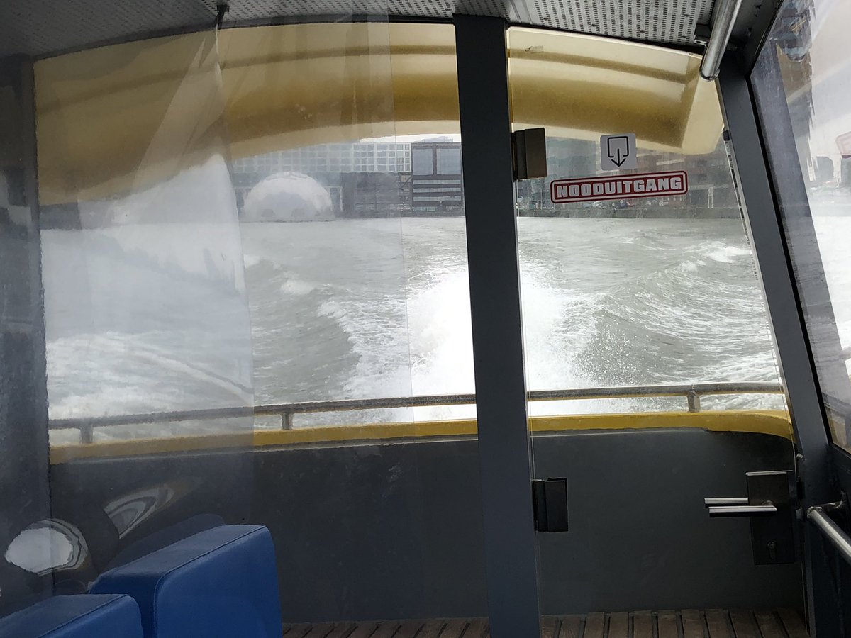 Andrewerk's tweet image. Wekelijks controle werkbezoek aan Drijvend Paviljoen #schiehaven met dank aan @WatertaxiR