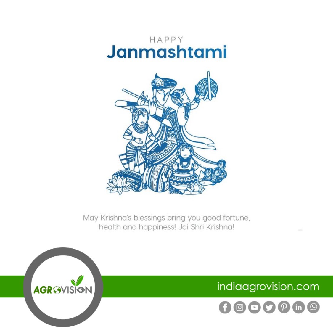 indiaagrovision's tweet photo. #HappyJanmashtami https://t.co/okhkrA2sWb