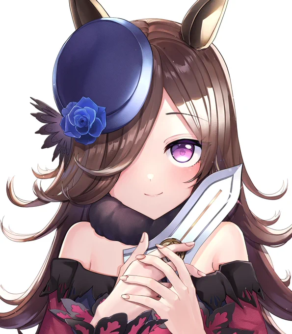 #ライスシャワー #ウマ娘 
#イラスト好きさんと繋がりたい 
新しいSSRおめでとう!
ライスちゃん可愛くて大好きです♡♡
過去絵ですが、アップさせて下さい🤣 