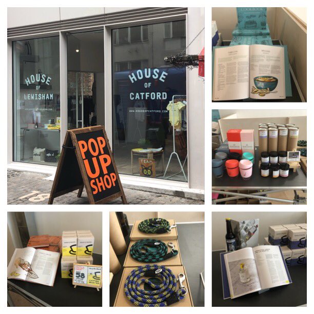 JaneCanDoSE4's tweet photo. Lovely few hours spent down @CatfordFoodMkt &amp; the pop up shop on the Broadway is gorgeous with so much fab LOCAL merchandise-💕the 3 cookbooks👩‍🍳📚by @HouseofCatford &amp; @HouseofLewisham both illustrated by @NancyEllisUK plus @LiquorsmithsLDN I have all 3! Need to get cooking🤣 https://t.co/Fcy4vi6IHD