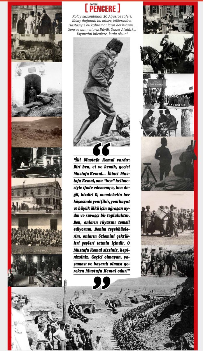 Kıymetini bilenlere, Bayramımız Kutlu Olsun...
#30AgustosZaferBayrami