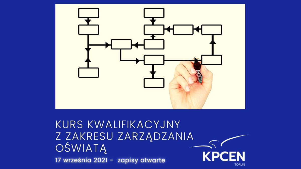 KPCENTorun's tweet photo. Zapraszamy na kurs nauczycieli, którzy chcą zdobyć kwalifikacje do zajmowania stanowisk kierowniczych w placówkach oświatowych:https://t.co/TxxpD1zPXT
Więcej informacji – Sławomir Żebrowski, tel. tel. 881-93-00-83, e-mail: slawomir.zebrowski@kpcen-torun.edu.pl https://t.co/h4w03jnVci