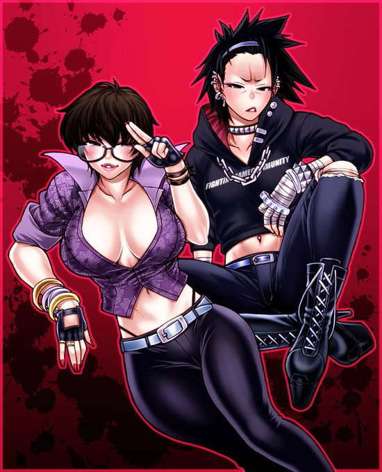 エアシャ◯ールさんをヒントに描いた豪傑女体化絵がこちらになります 