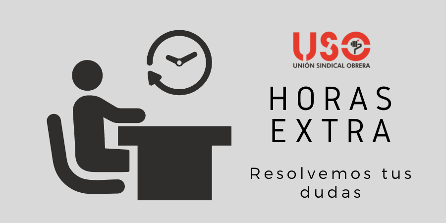SindicatoUSO's tweet photo. #USOTeInforma 
#USO analiza qué son realmente las horas extra, quiénes pueden hacerlas, si estamos en la obligación de realizarlas y cuál es su remuneración.
Toda la información en▶️https://t.co/ZZ0jKM21ie https://t.co/Q2f9zQp9V5