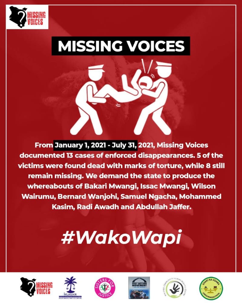 Boni_Maina's tweet photo. Enforced disappearance is defined as Deprivation of liberty against the will of the person &amp; Refusal to acknowledge the deprivation of liberty or concealment of the fate or whereabouts of the disappeared person. @DandoraJustice #WakoWapi https://t.co/txeDrvCscY