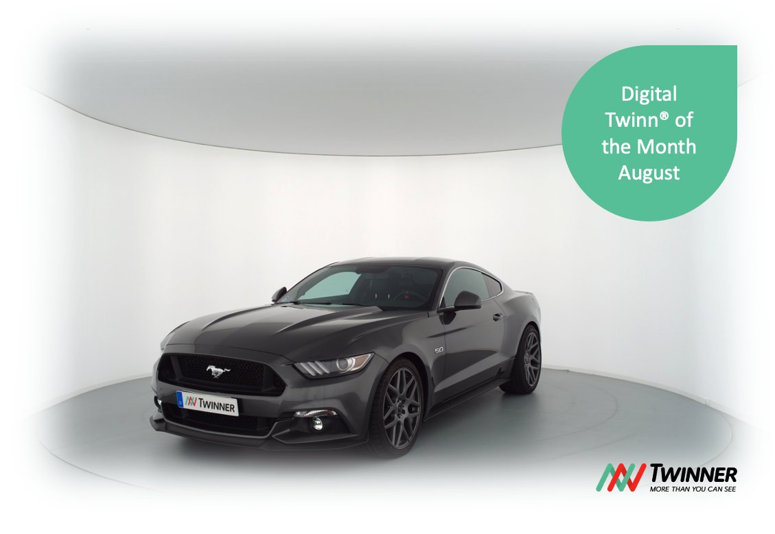 digitaltwinn's tweet photo. The August edition of our Digital Twinn of the Month goes to the fans of American automobiles. Have a detailed look at this Ford Mustang that we scanned during our last Friends and Family day! 
Have a look here: https://t.co/B7uDQIInmY

#digitaltwinnofthemonth #digitaltwinn https://t.co/7Qr520JRcL