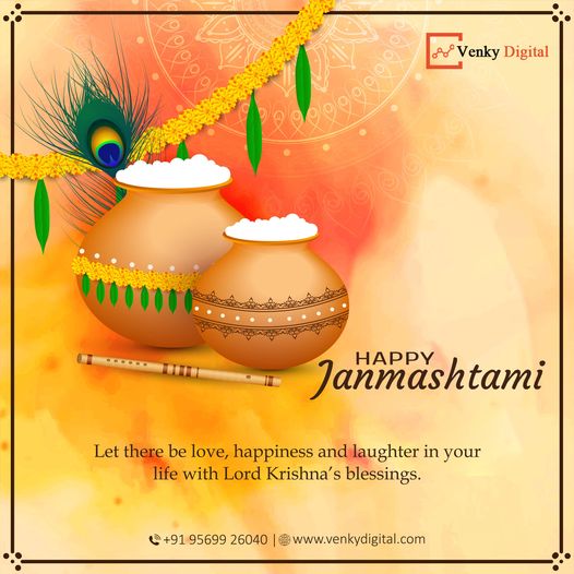 venkydigital97's tweet photo. Celebrate Lord Krishna birthday on Shri Krishna Ashtami or Sri Krishna Jayanti. Greet your friends with Shuvo Janmasthami and Gokul ashtami greetings. Spread love, devotion and compassion taught by Lord Krishna to all his devotees. https://t.co/CYxviBliUE