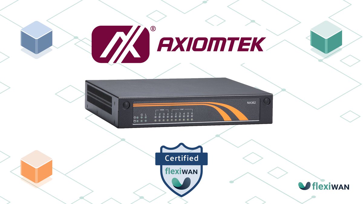 Welcoming our newest hardware partner @Axiomtek! The NA362 is a scalable appliance to fit multiple environment types, fully certified by #flexiWAN! #SDWAN #SASE #opensource Learn more: flexiwan.com/partners/hardw…