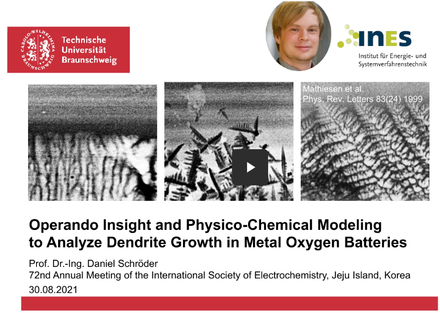 InES_TUBS's tweet photo. Our contribution to the 72nd Annual Meeting of the ISE: What do we know about #dendrites and how do we prevent them? - s07b Next-generation Batteries: Novel chemistry and design.
#battchat #TUBraunschweig #BatterLabFactory #ISE2021Jeju #nextgenbattery https://t.co/tGlWHKgn3J