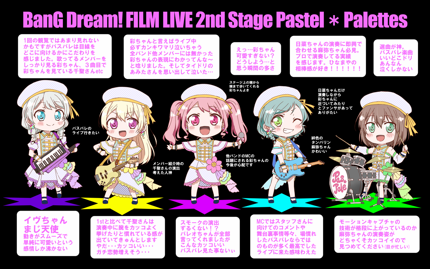 わきぴー パスパレ好きのfilm Live2の雑多感想 ネタバレはあんまりない 一言で言えば良かったという話 バンドリフィルムライブ2 T Co 0busfora2q Twitter