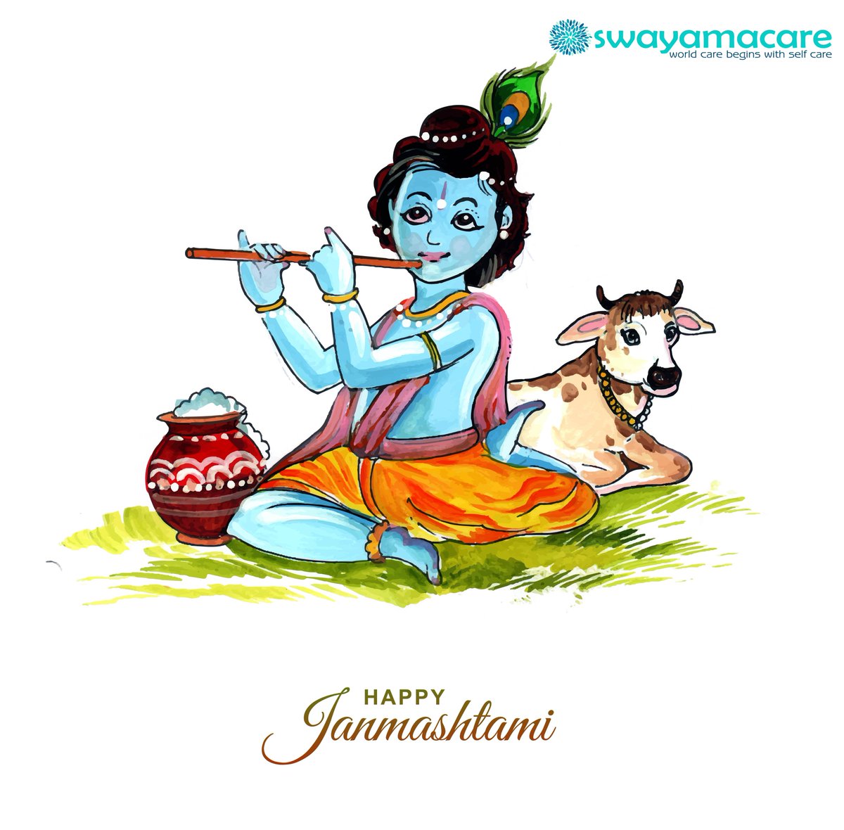 Janmashtami is the festival of joy. I hope it brings health, peace and joy to your life. Happy Janmashtami !!!

#Selfmatters
#Swayamacare
#Janmashtami2021