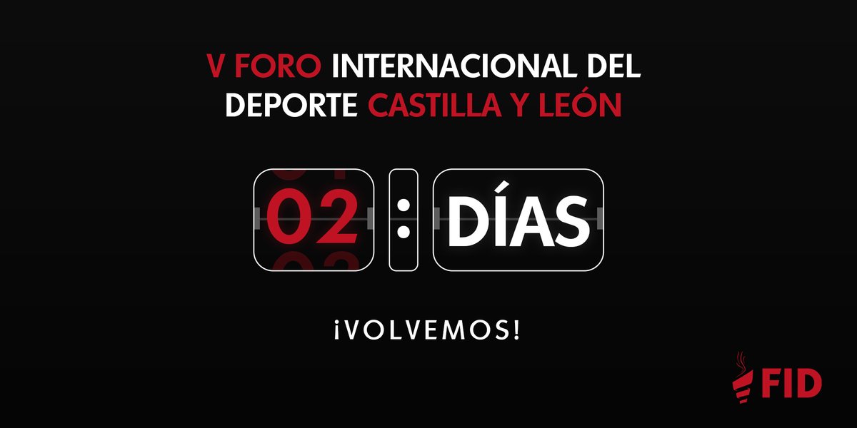 Activa una alarma porque...¡EN 2 DÍAS PRESENTAMOS LA V EDICIÓN DEL FORO 2021!

👉Este miércoles desvelaremos ponentes, fechas y actividades paralelas.
🎟¡ANUNCIAREMOS LA VENTA DE ABONOS!

⏰Además, estaremos dando pistas sobre las primeras confirmaciones del evento🥳