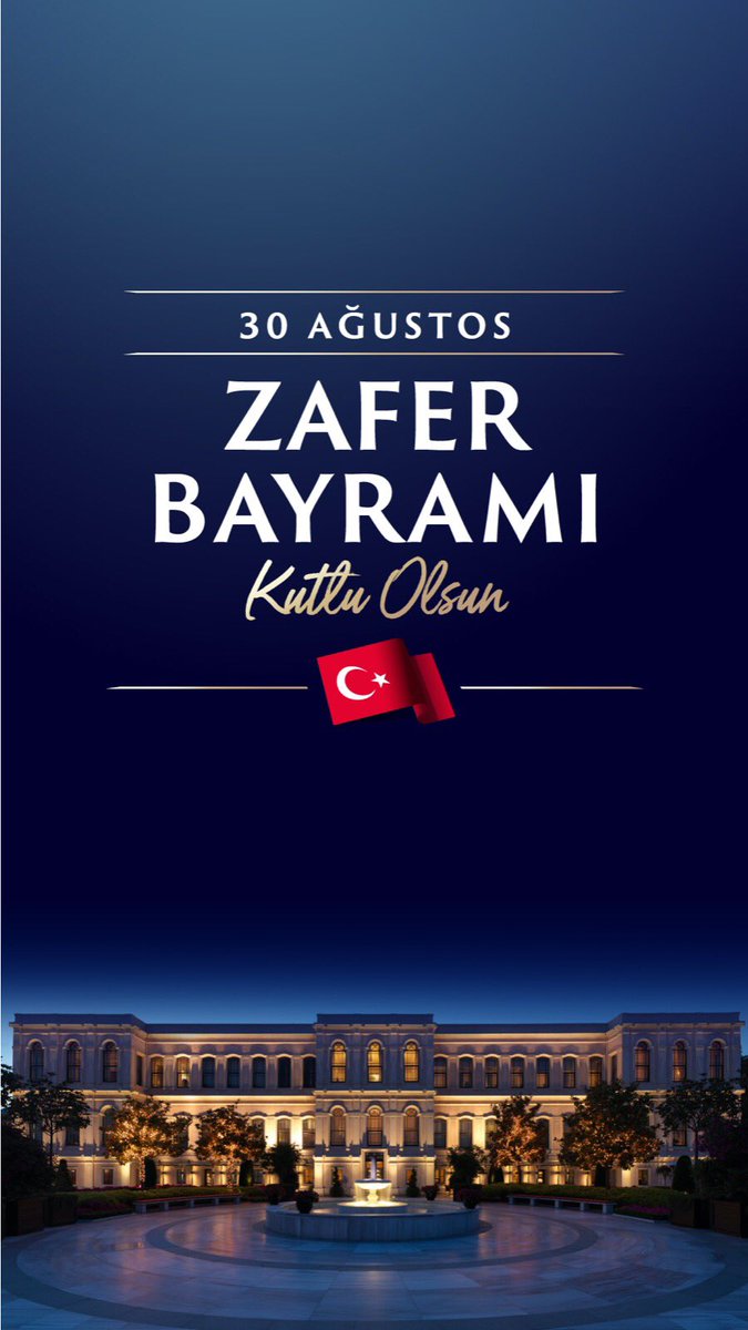 Ulu önder Mustafa Kemal Atatürk’ün başkomutanlığında kazanılan bağımsızlık mücadelemizin en önemli dönüm noktalarından 30 Ağustos Zafer Bayramı kutlu olsun 🇹🇷🇹🇷