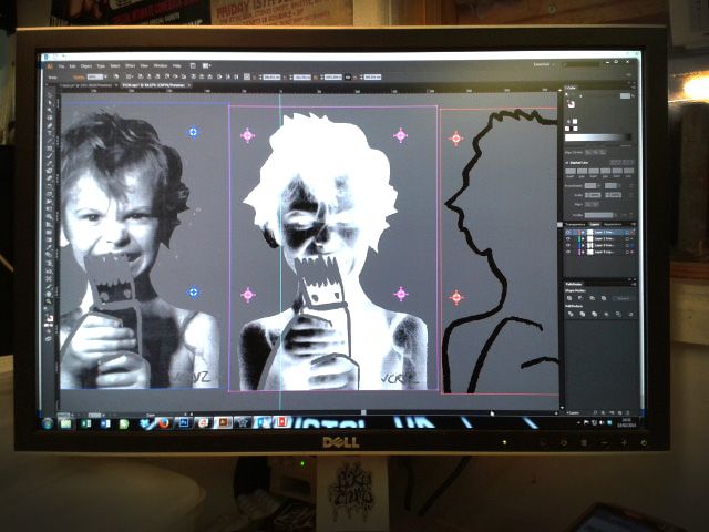 Colour separations for screen printing. 

carillionprint.co.uk
#tshirts #print #embroidery #DTG #garmernts #merch #stickers #bristol #London