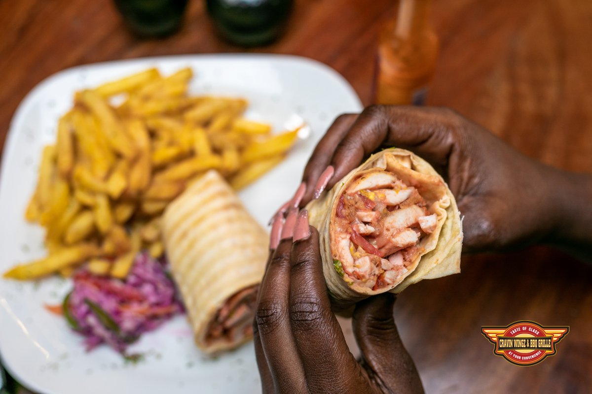 PyeparFaisal's tweet photo. Someone take me to @CravinWingzBBQ because these wraps, WOW 😍

Kakati ani antwala ba people? https://t.co/DTuVIeOdFi