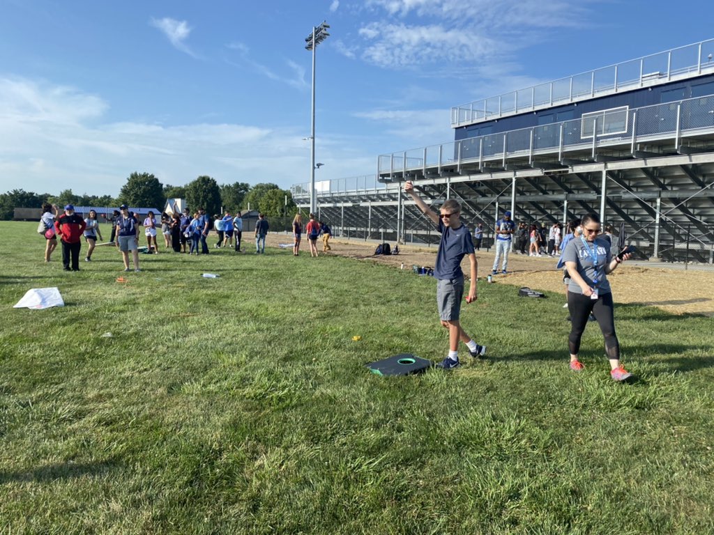 Northmen_OPHS's tweet photo. Yard Games! #ForTheFamily #OPOlympics https://t.co/CWXsLvAkrG