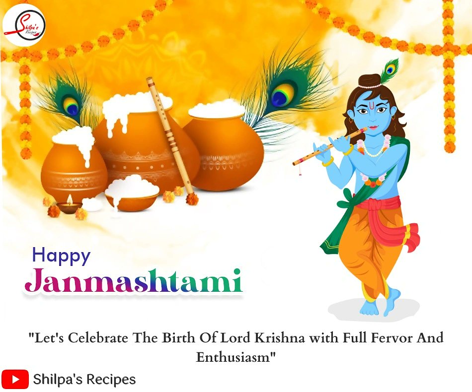 RecipeShilpas's tweet photo. Happy Janmashtami

"Let's Celebrate The Birth Of Lord Krishna with Full Fervor And Enthusiasm"

#HappyJanmashtami #krishnajanmashtami #marathipadarth #marathirecipe #shilpasrecipes #food #indianfood https://t.co/EXHbiIwhfH