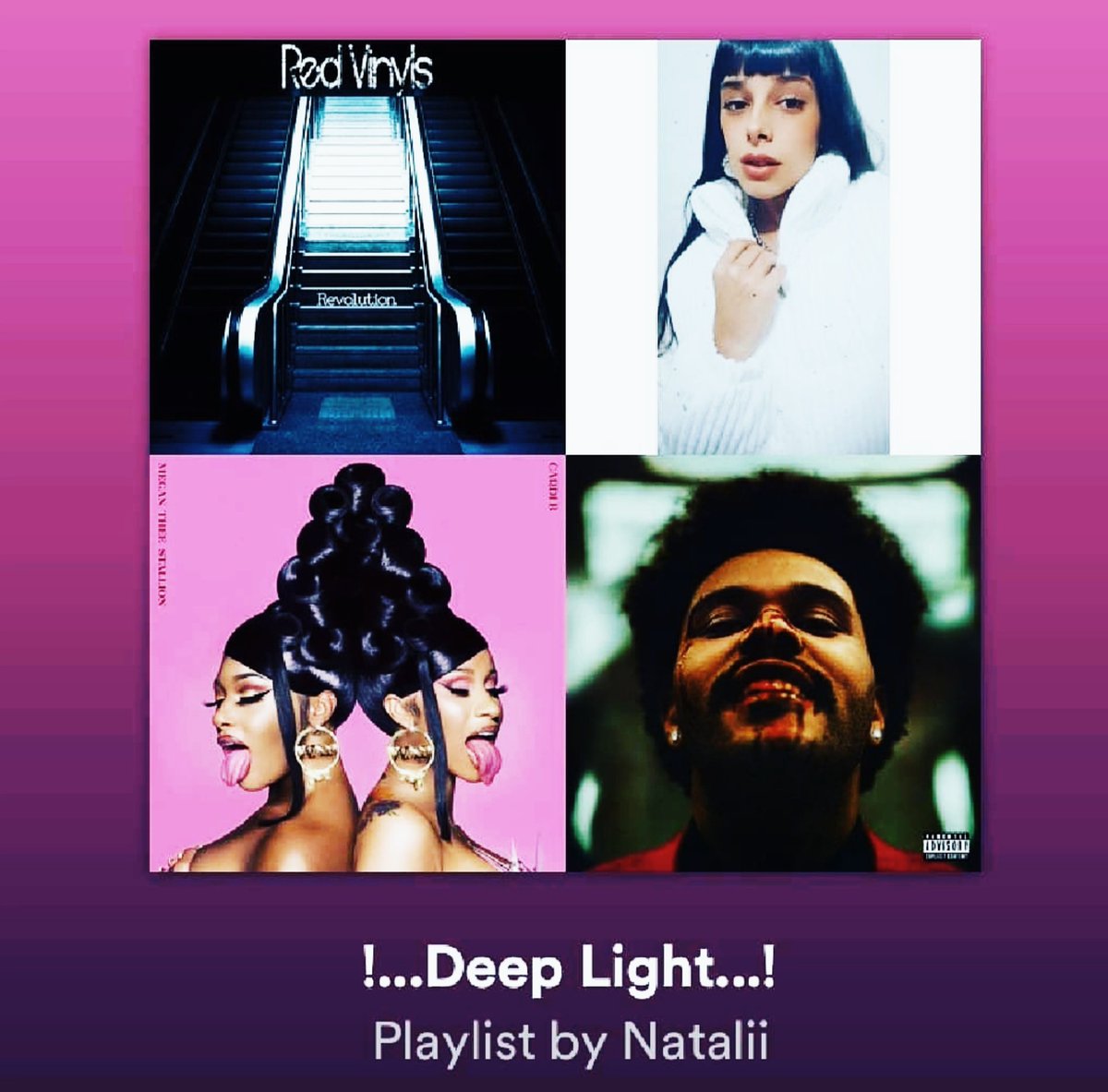 DomDjMR's tweet photo. !...Deep Light...!
Playlist
https://t.co/TA8AYyaoCx
.
#deeplight #play #playlist #spotify #spotifyplaylist #playlistspotify #playlists #listentothis #listening #Listen #listentothemusic #music #musica #musik #musicplaylist #listenup #artist #artists #song #domdjmrMusic https://t.co/Ad0kHZRwRN