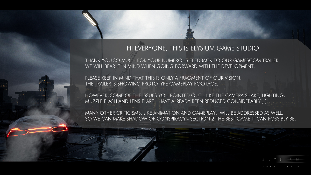 Elysium Game Studio on Twitter has been an exciting