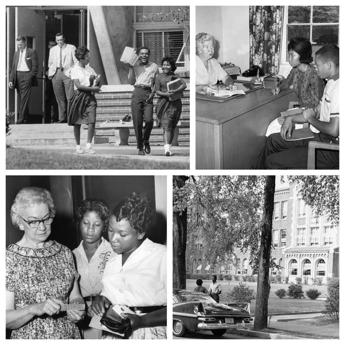 WestmorelandATL's tweet photo. Remembering the courage of 9 students who walked into Brown, Grady, Murphy, Northside— integrating Atlanta schools 60 yrs ago today.

Willie Jean Black, Donita Gaines, Martha Ann Holmes, Lawrence Jefferson, Mary McMullen, Madelyn Nix, Arthur Simmons, Rosalyn Walton, Thomas Welch https://t.co/1lhLoK17d0