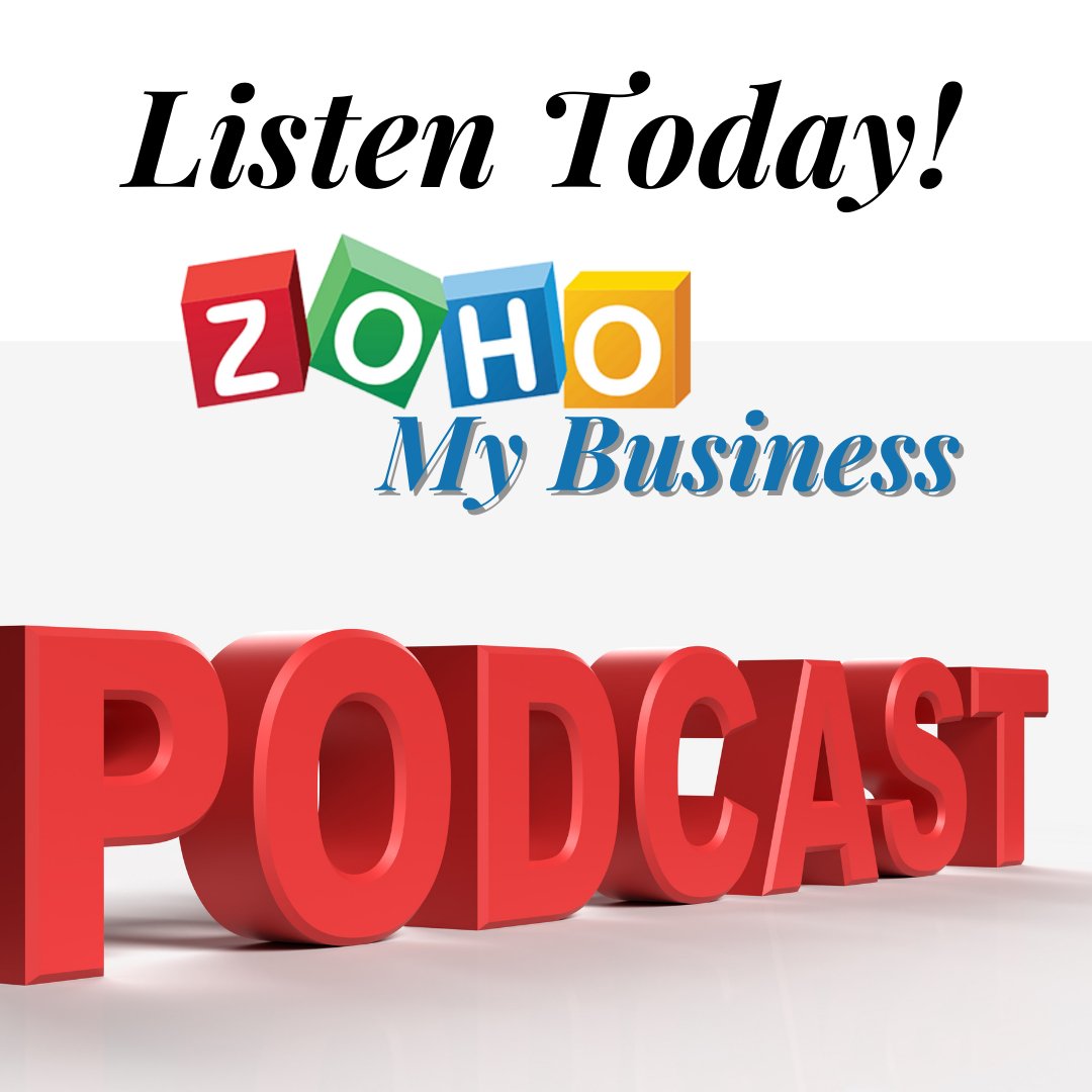MyZoho's tweet image. #zoho #zohotips #zohohelp #zoholics #zohomybusiness #crm #podcast #entrepreneur
Link in bio for full episodes!