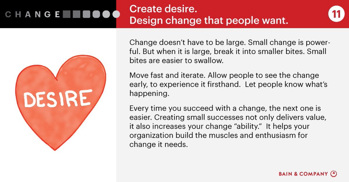 BainandCompany's tweet photo. #ChangeManagement is hard, but sometimes you might just need to reframe how you think about it. https://t.co/RCuBfHxkQ7 https://t.co/ELXCVHnc9C