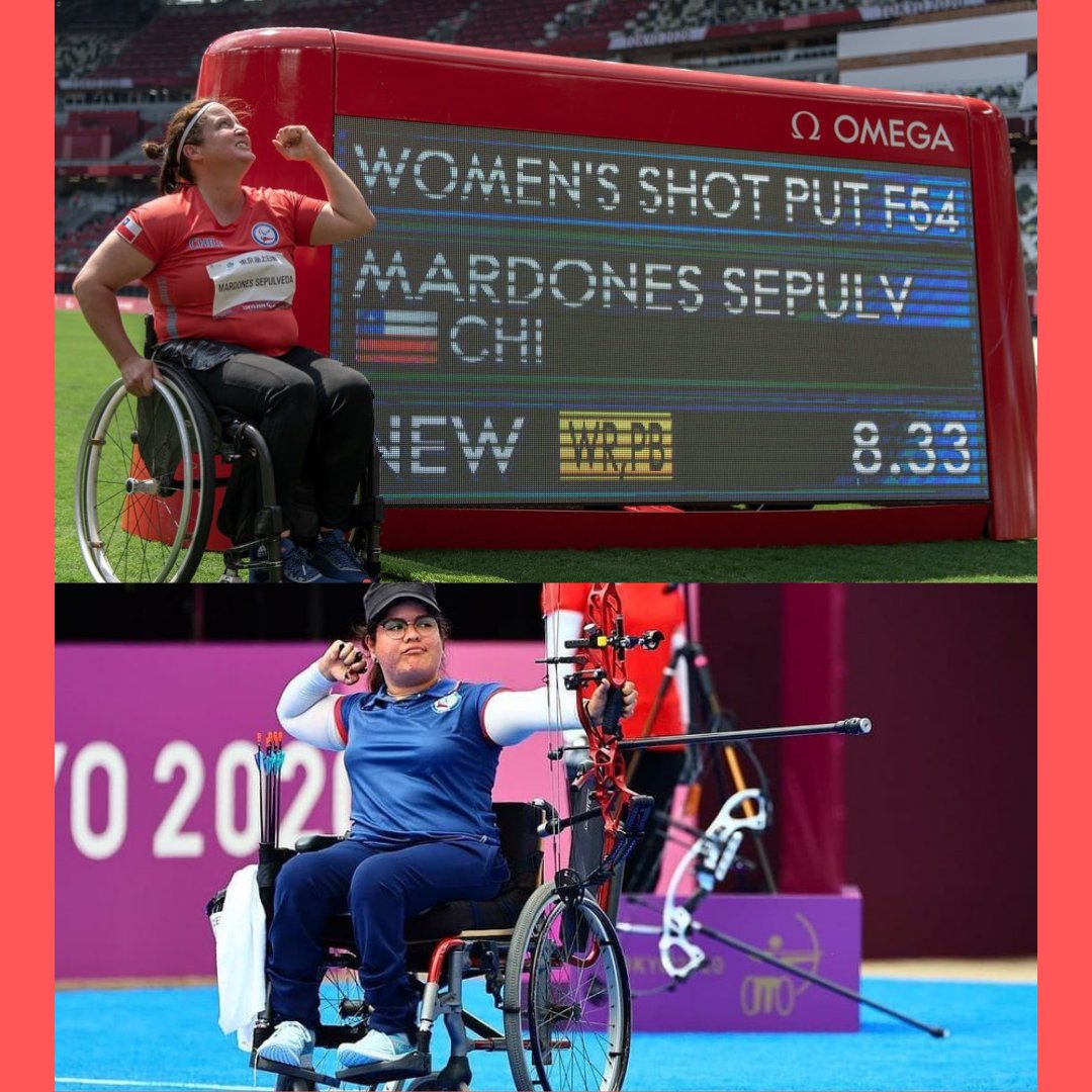 ongirv's tweet photo. ¡Oro y plata para Chile! ¡Felices por los logros de Francisca Mardones en lanzamiento de bala y Mariana Zúñiga en tiro con arco en los Juegos Paralímpicos de Tokio 2020! 

Lee la nota completa aquí: https://t.co/02P22MEC4o https://t.co/yZUkIRq2Jj