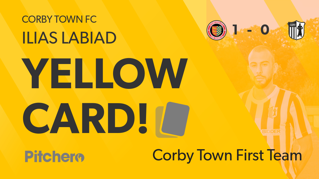 corbytownfc's tweet image. 25&apos;: Ilias Labiad is yellow carded for Corby Town
#STACOR #Pitchero
corbytown.co.uk/teams/170483/m…