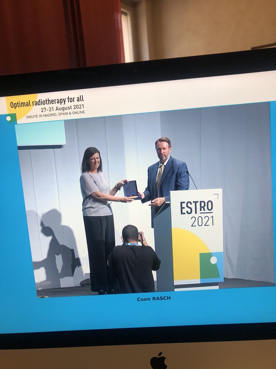 #ESTRO2021#Breur#Yolande Lievens: Great lecture and very well deserved award 🥇